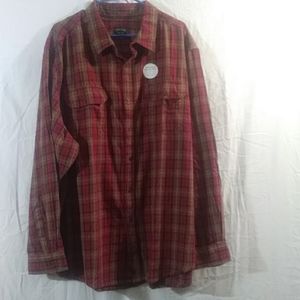Faded Glory cotton flannel long-sleeved shirt